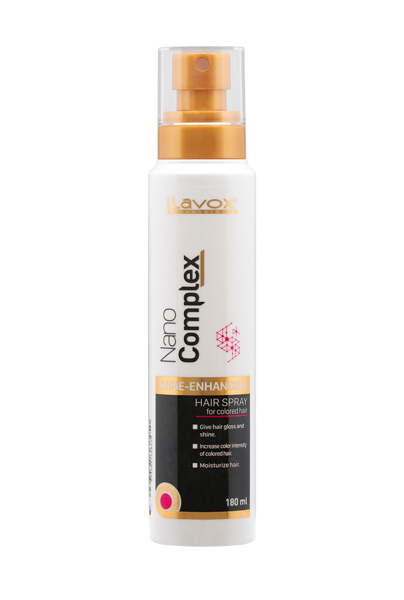 LAVOX NANO COMPLEX SHINE-ENHANCING HAIR SPRAY FOR COLORED HAIR 180ML - LAVO  | CTCP Lavo