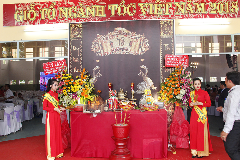 GIỖ TỔ NGÀNH TÓC VIỆT NAM 2018 tại KIÊN GIANG.