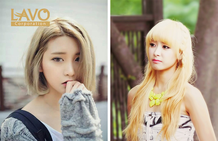 TÓC NHUỘM MÀU VÀNG