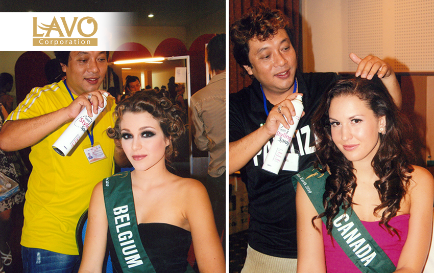 Lavox đồng hành cùng các người đẹp quốc tế.