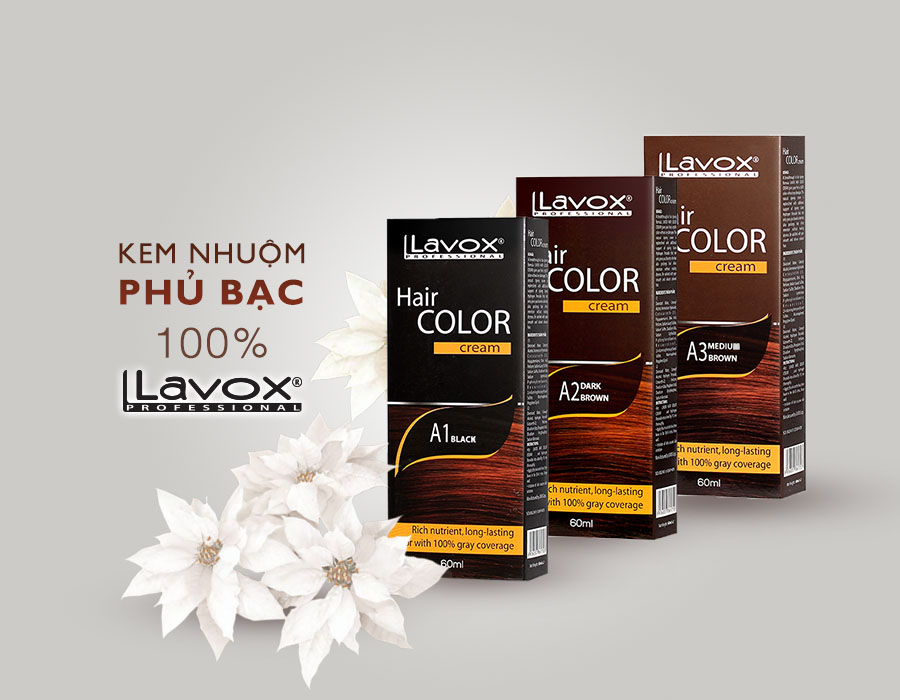 KEM NHUỘM PHỦ BẠC 100% LAVOX