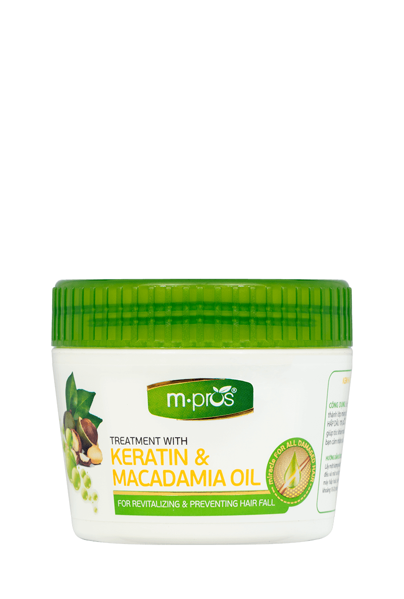 Kem Hấp Hồi Sinh Keratin & Macadamia Oil Ngừa Rụng Tóc