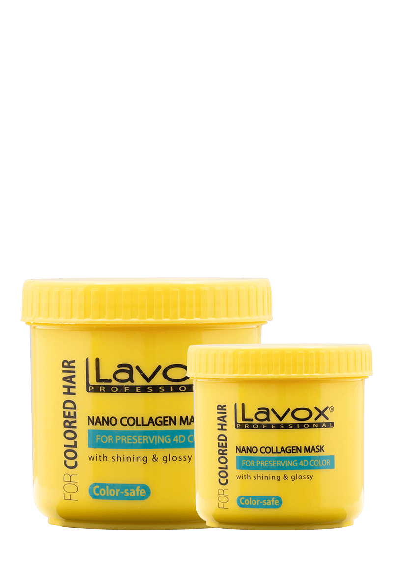 Mặt Nạ Phủ Bóng Giữ Màu 4d Nano Collagen Siêu Mềm Mượt Lavox