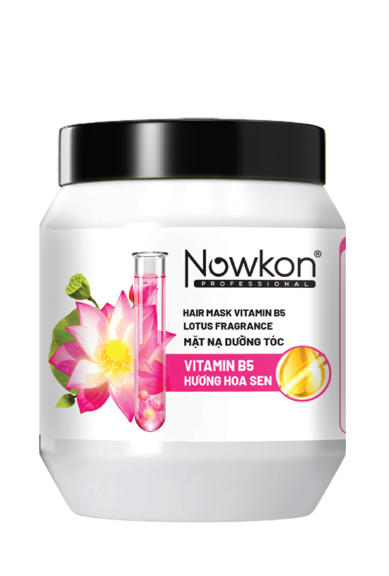 Mặt Nạ Tóc Siêu Dưỡng Nowkon – Hương Hoa Sen 1 Lít