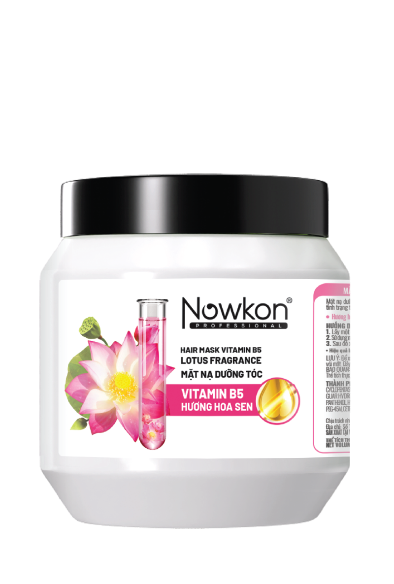 Mặt Nạ Tóc Siêu Dưỡng Nowkon – Hương Hoa Sen 500ml