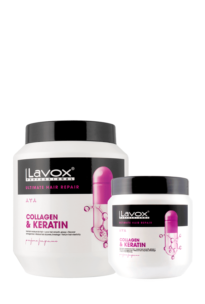 Hấp Dầu Phục Hồi Tóc – Collagen, Keratin Lavox 1000ml