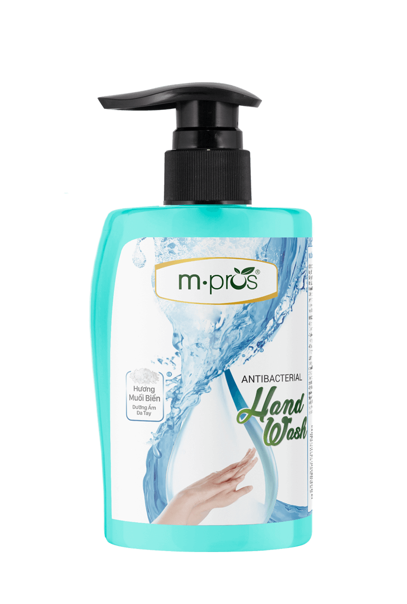 Nước rửa kháng khuẩn M.Pros Muối biển đạt tiêu chuẩn