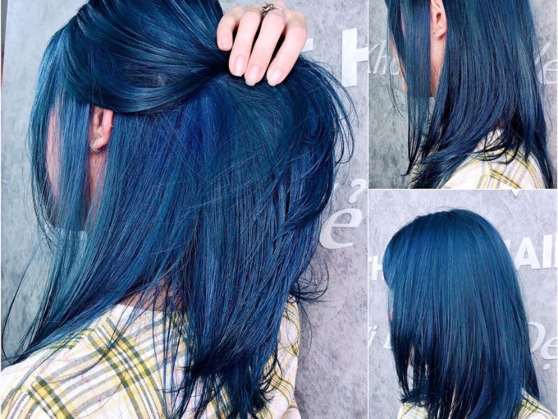 Có ít nhất 4 tông xanh khác nhau cho bạn chọn nếu muốn "đu" trend tóc xanh  như idol Hàn Quốc