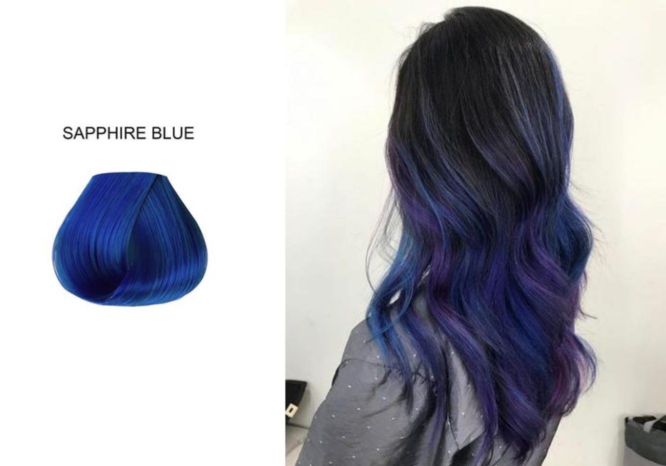 Màu nhuộm Sapphire Blue – Tông màu quyền quý, quyến rũ Màu nhuộm Sapphire Blue – Tông màu quyền quý, quyến rũ