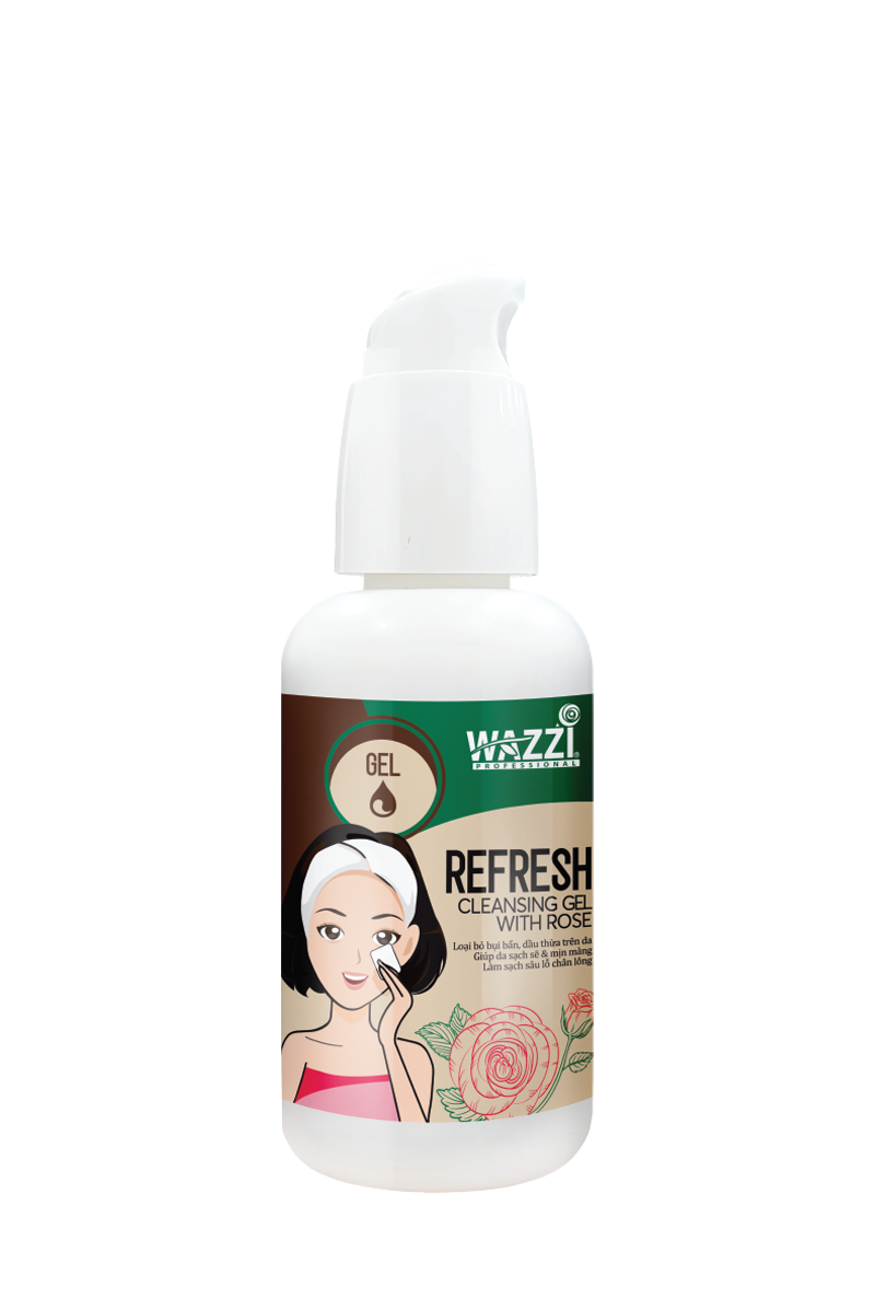 Gel Tẩy Trang Hoa Hồng Wazzi