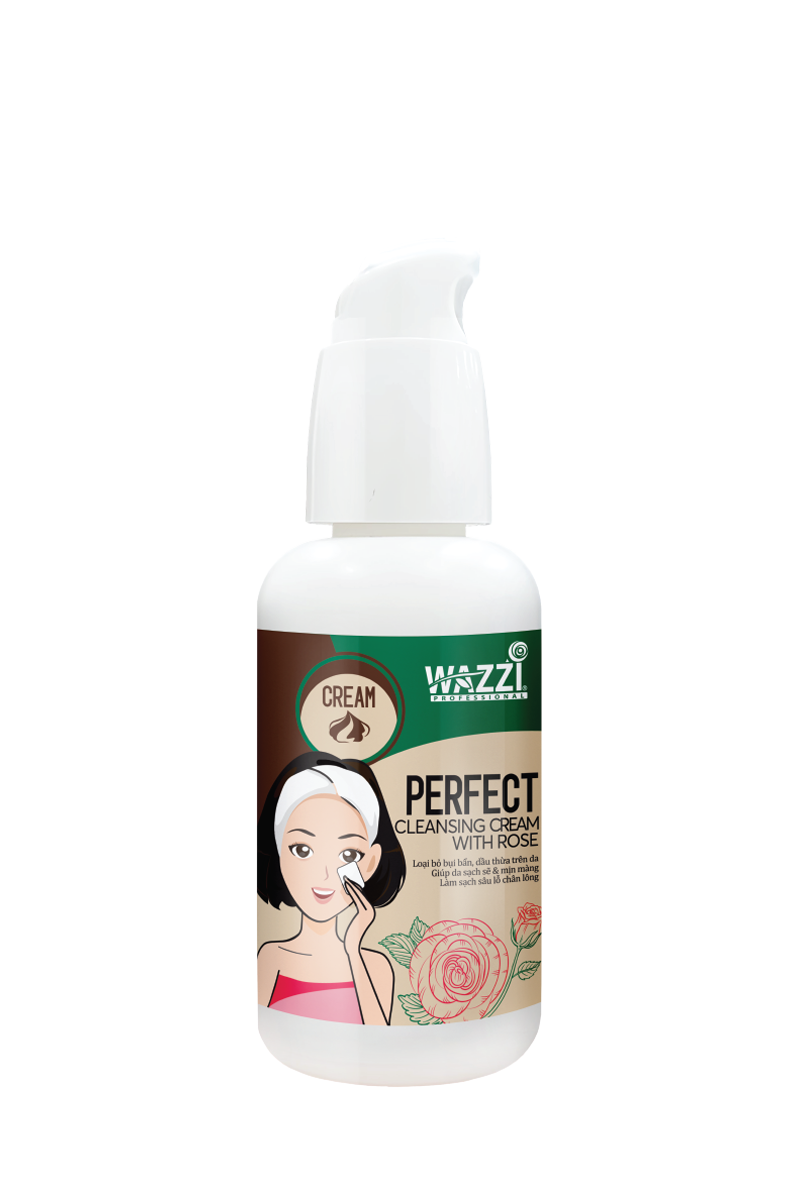 Kem Tẩy Trang Hoa Hồng Wazzi