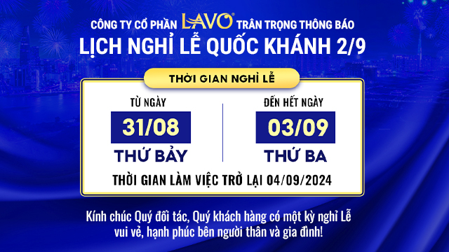 Thông Báo Lịch Nghỉ Lễ 2/9/2024 Thông Báo Lịch Nghỉ Lễ 2/9/2024