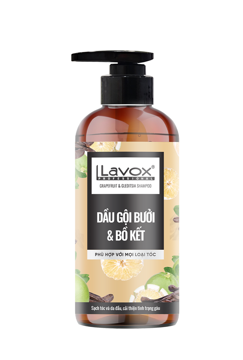 Dầu Gội Bưởi Và Bồ Kết Lavox