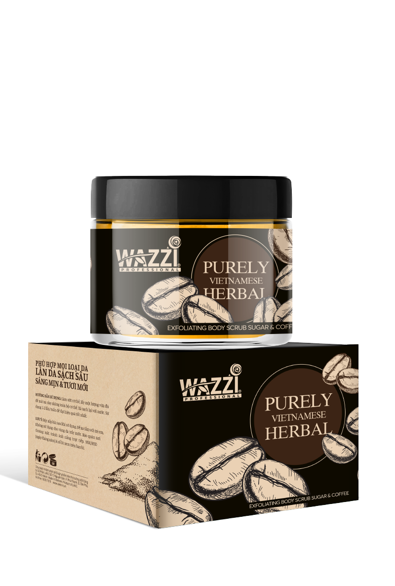 Tẩy Tế Bào Da Chết Đường & Cà Phê Wazzi 130G