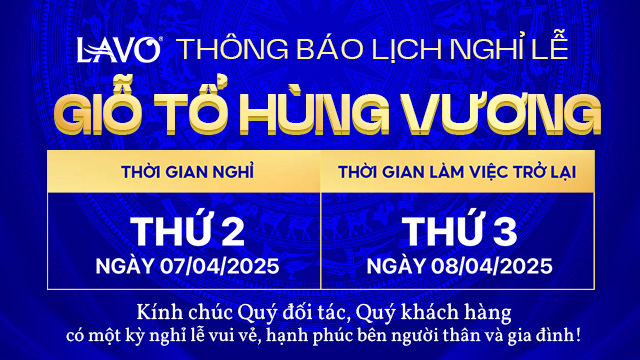 Thông Báo Lịch Nghỉ Lễ Giỗ Tổ Hùng Vương  Thông Báo Lịch Nghỉ Lễ Giỗ Tổ Hùng Vương
