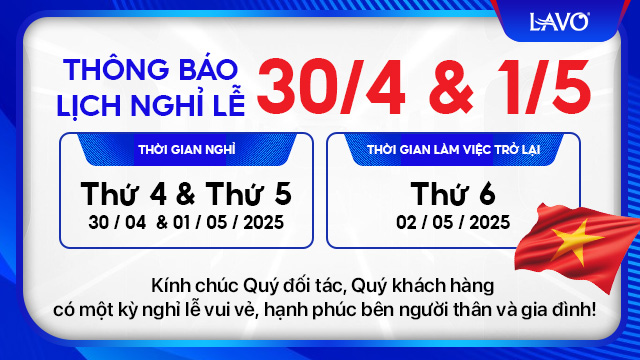 Thông Báo Lịch Nghỉ Lễ 30/04 và 01/05/2025 Thông Báo Lịch Nghỉ Lễ 30/04 và 01/05/2025