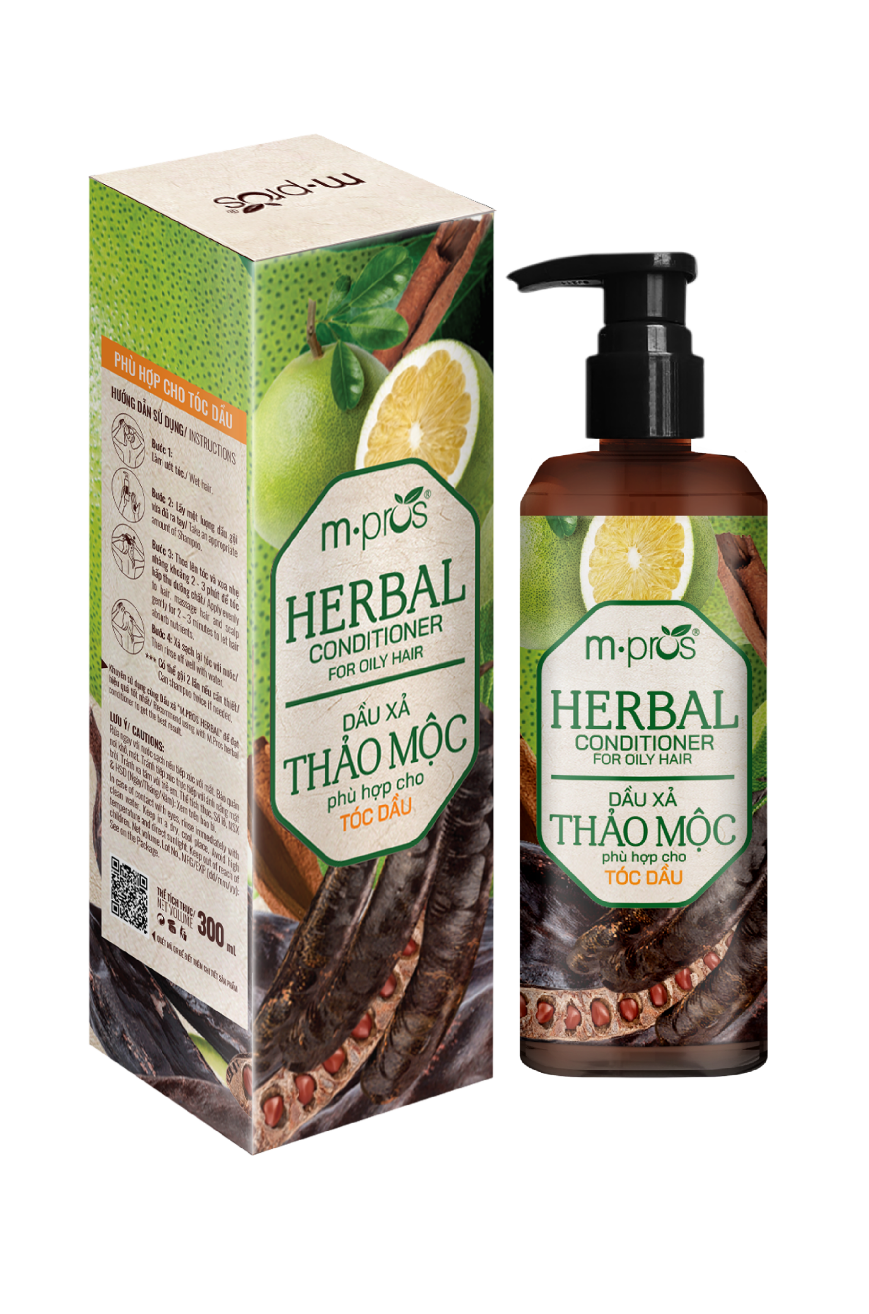 Dầu Xả Thảo Mộc Phù Hợp Cho Tóc Dầu