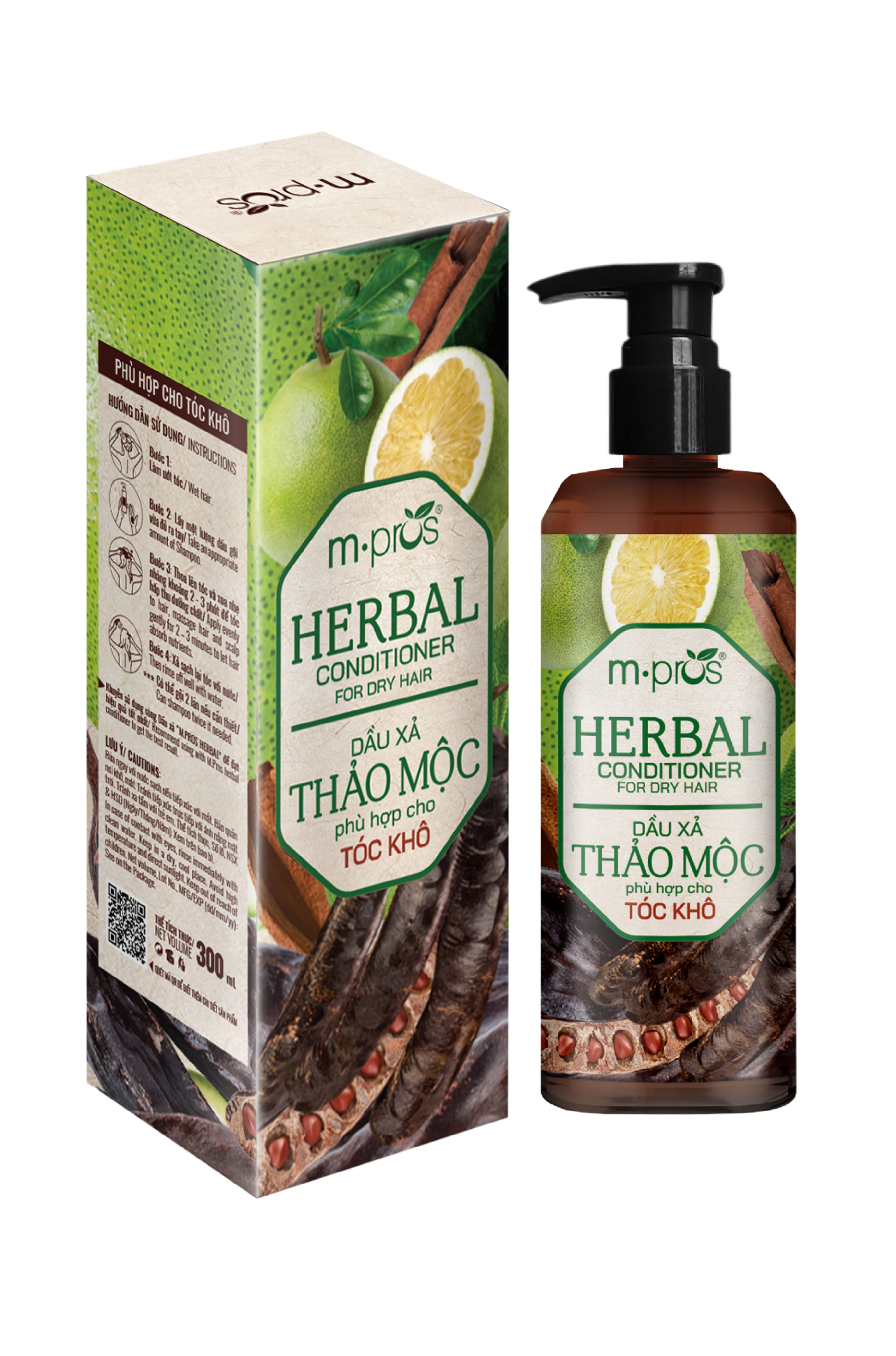 Dầu Xả Thảo Mộc Phù Hợp Cho Tóc Khô