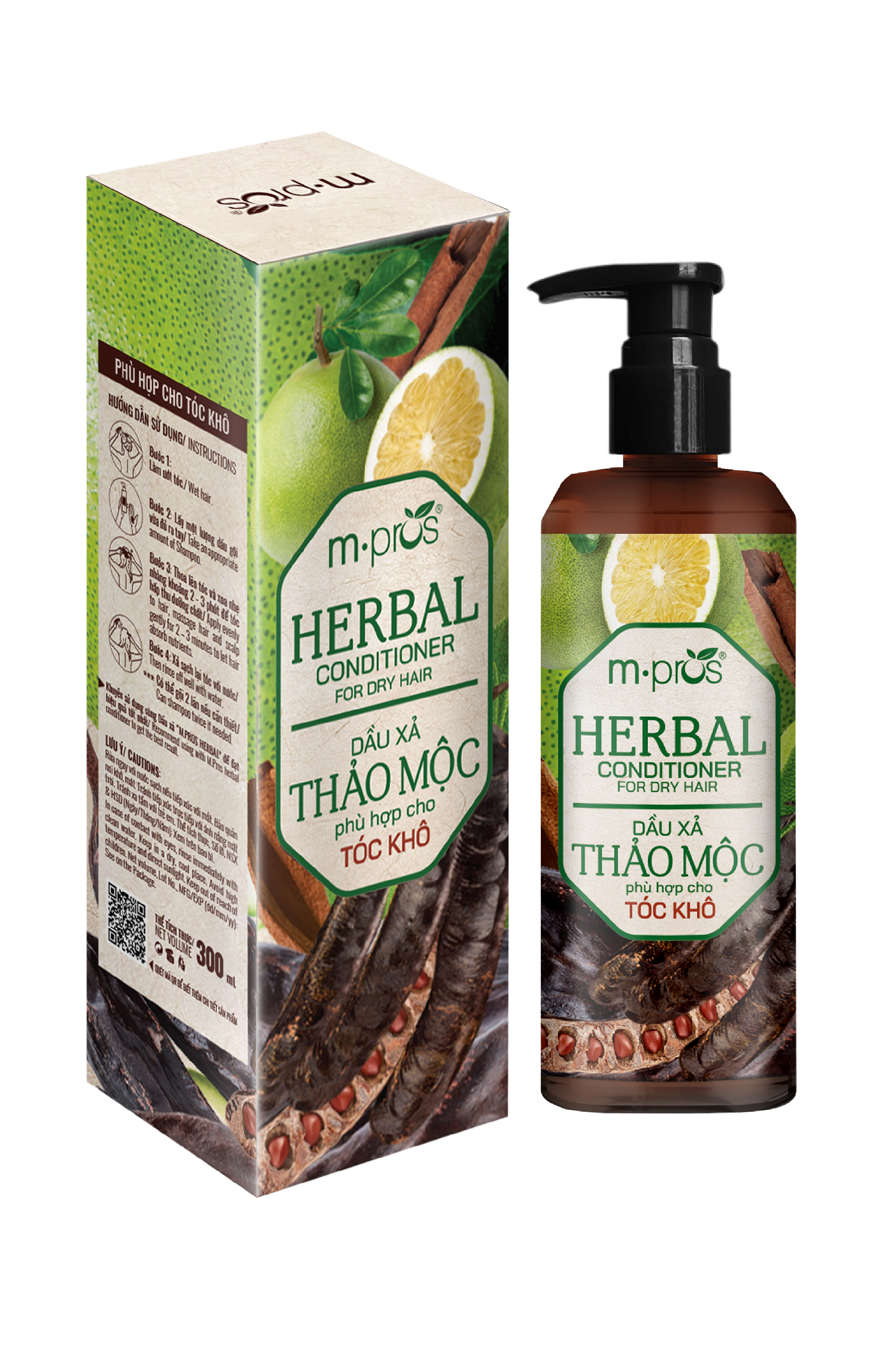 Dầu Xả Thảo Mộc Phù Hợp Cho Tóc Khô