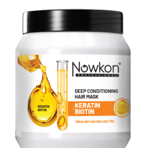Hấp Dầu Dưỡng Tóc Nowkon - Biotin & Keratin 1 Lít