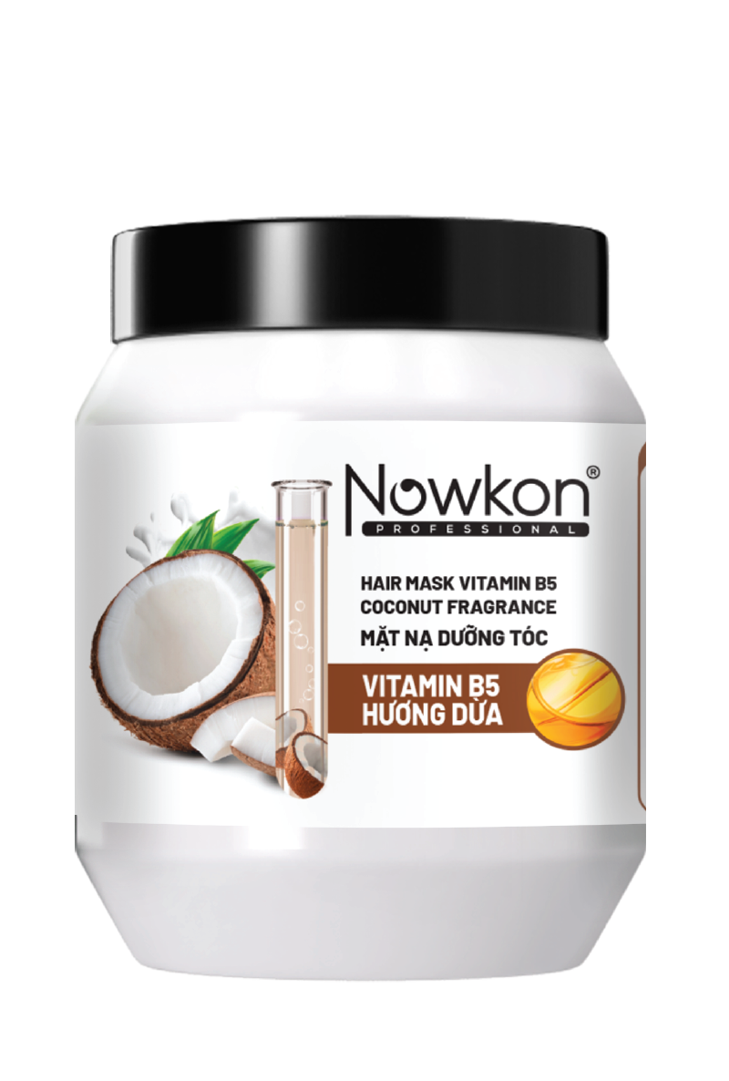 Mặt Nạ Dưỡng Tóc Vitamin B5 Nowkon – Hương Dừa