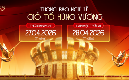 Thông Báo Lịch Nghỉ Lễ Giỗ Tổ Hùng Vương